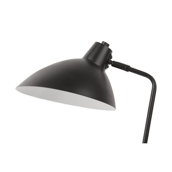 Čierna stolová lampa s kovovým tienidlom (výška 49 cm) Casque – Leitmotiv-image-1