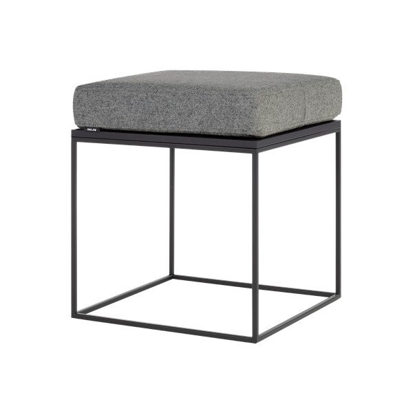 Sivá čalúnená stolička Feo – noo.ma