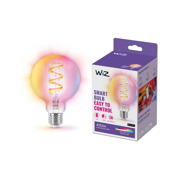 Filamentová smart žiarovka E27, 6 W – WiZ