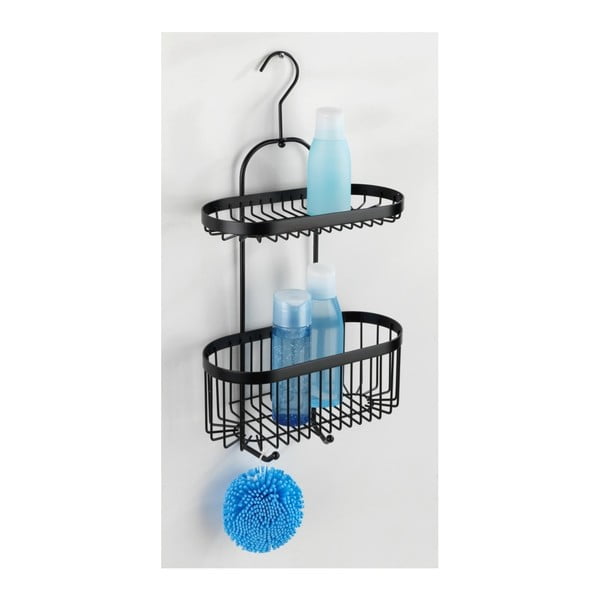 Čierny závesný košík Wenko Classic Plus 2 Tier Caddy-image-3