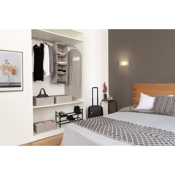 Čierny kovový teleskopický stojan na topánky – Compactor-image-2