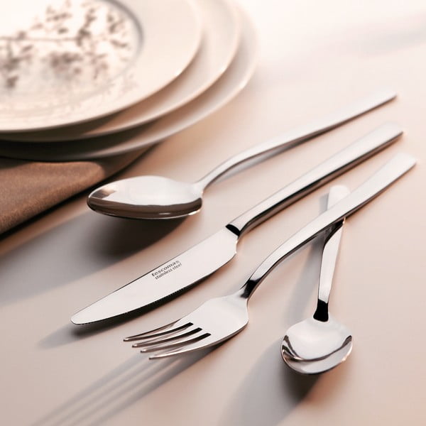 Nerezový príbor v striebornej farbe 24 ks Victoria – Tescoma-image-1