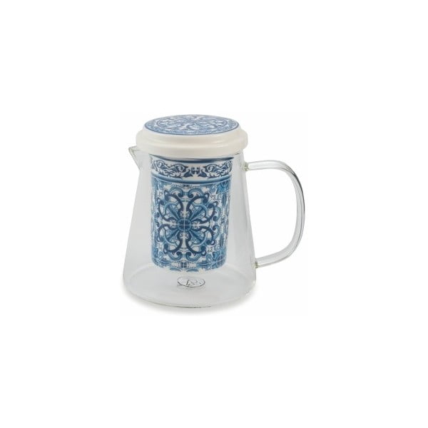 Kanvička s porcelánovým sitkom na sypaný čaj Villa d'Este Marocco