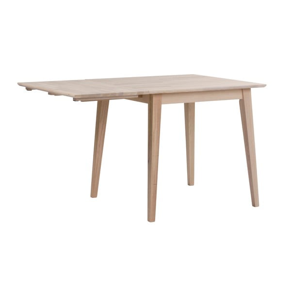 Matne lakovaný sklápací dubový jedálenský stôl Rowico Mimi, 80 x 80 cm-image-3