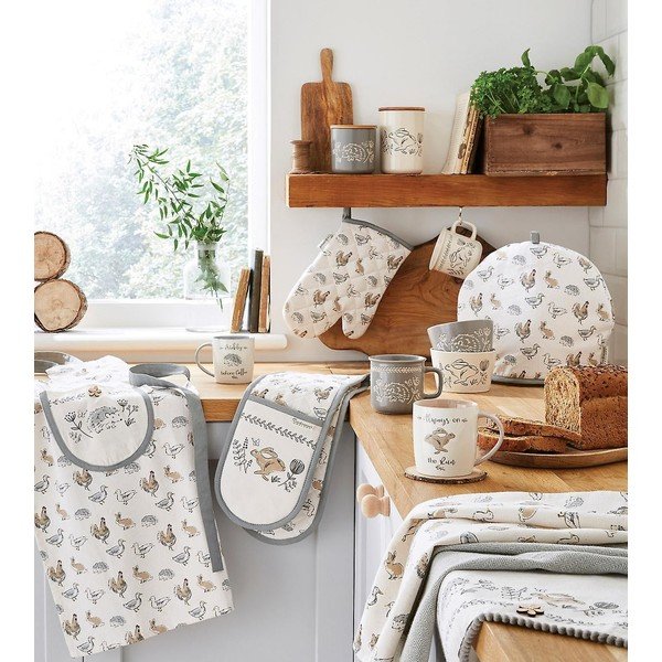 Utierky a chňapka v súprave 4 ks Country Animals – Cooksmart ®-image-2