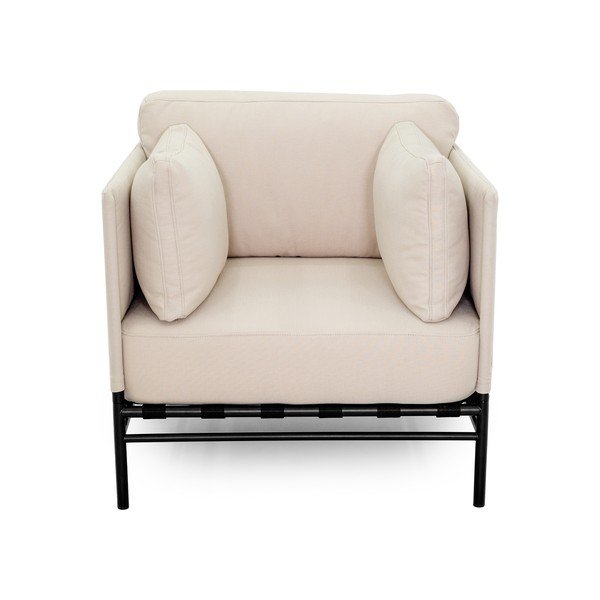 Béžové polstrované záhradné kreslo Dandy – Sit Sit-image-2