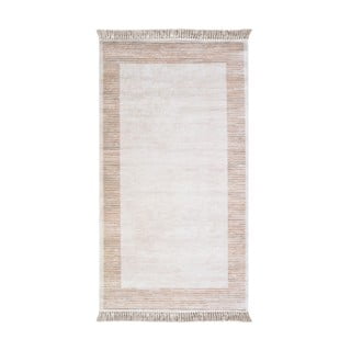 Hnedo-béžový koberec Vitaus Hali Ruto, 50 × 80 cm