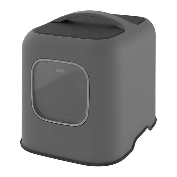 Antracitová súprava mačacieho záchodu a lopatky Biala – Rotho-image-1