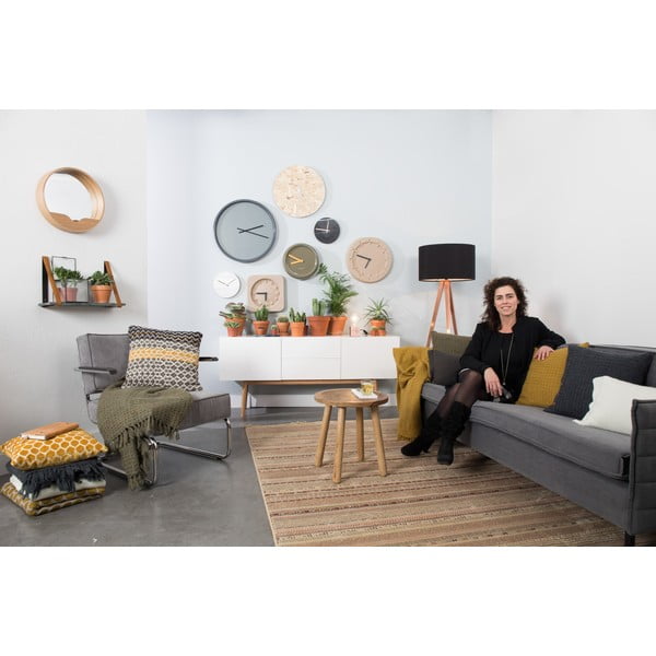 Odkladací stolík z mangového dreva Zuiver Dendron, ⌀ 60 cm-image-4