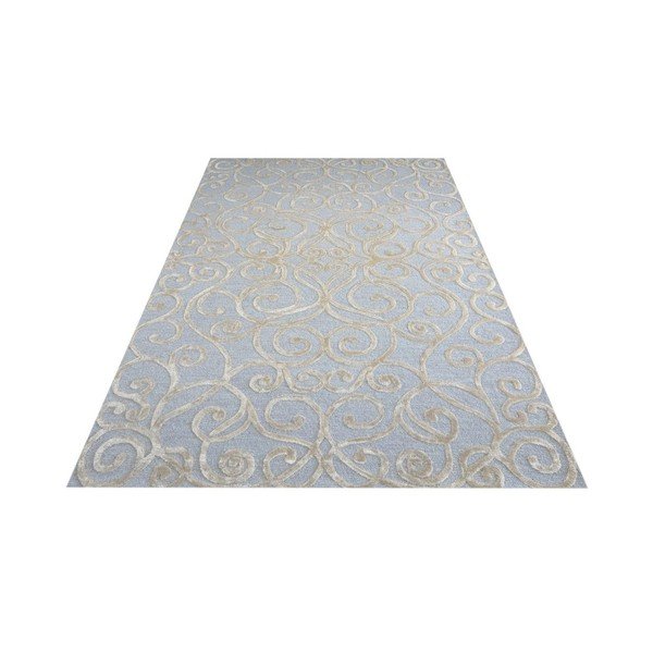 Ručne tuftovaný strieborný koberec Monte Carlo, 244x153cm-image-2