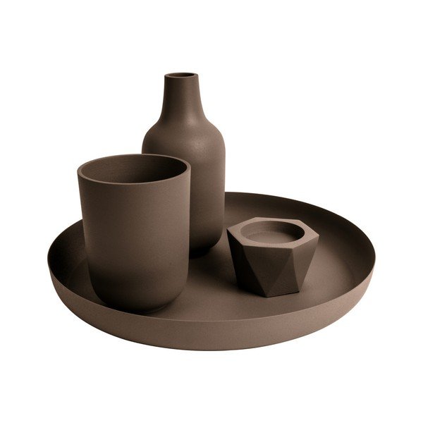 Béžový podnos PT LIVING Nimble, ⌀ 37 cm-image-1