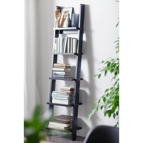 Čierna polica Tenzo Strada, 188 x 45 cm-image-3