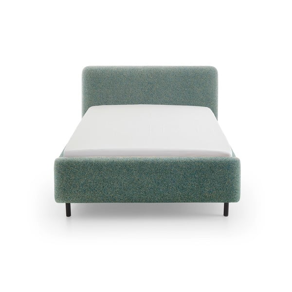 Tmavozelená čalúnená dvojlôžková posteľ bez roštu 160x200 cm Primo – Meise Möbel-image-3
