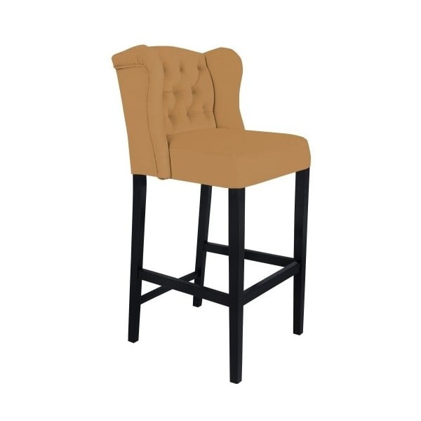 Horčicovožltá barová stolička Mazzini Sofas Roco