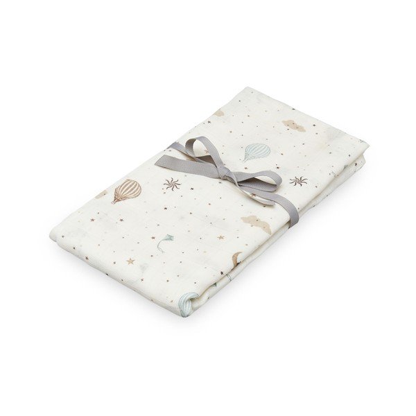 Slonovinová plienka z Bio bavlny 120x120 cm Dreamland – Cam Cam Copenhagen