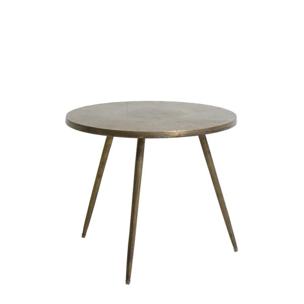 Kovový okrúhly odkladací stolík ø 59 cm Monjas – Light & Living