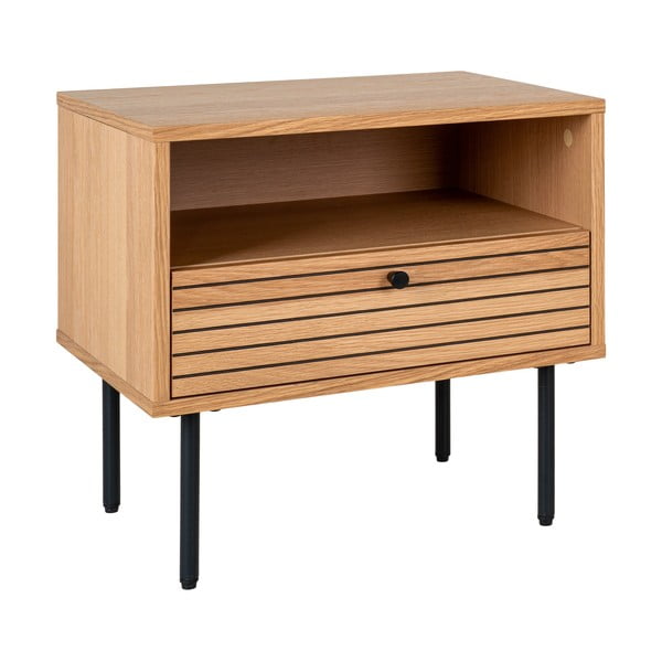 Odkladací stolík s doskou v dubovom dekore 40x50 cm Kyoto – House Nordic-image-4