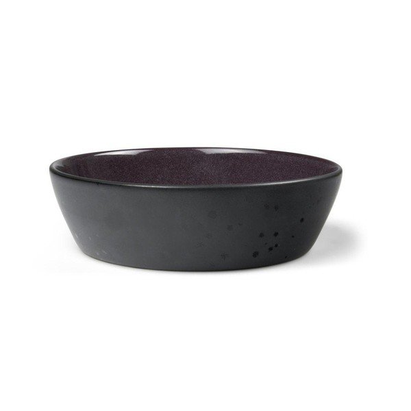 Čierna/fialová kameninová miska Gastro Black/Purple – Bitz