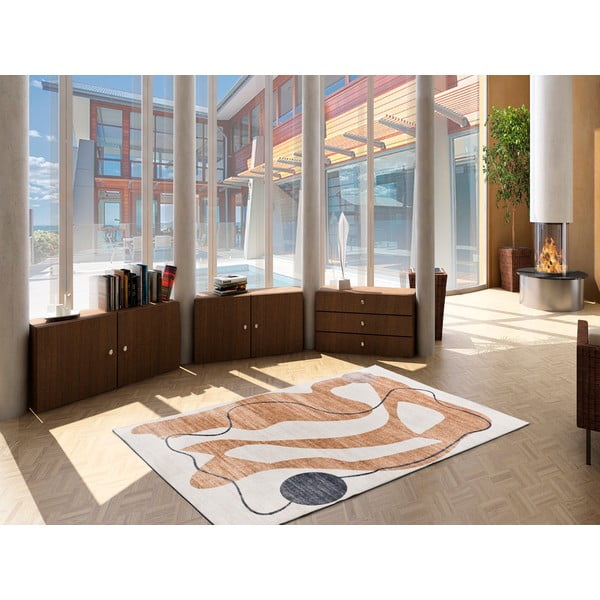 Oranžový koberec 80x150 cm Class – Universal-image-2