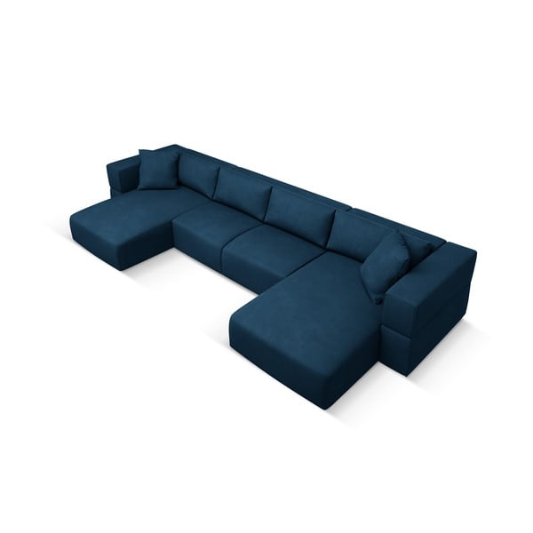 Modrá rohová pohovka do "U" Esther - Milo Casa-image-2