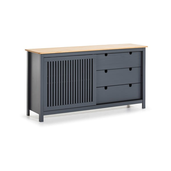 Sivá drevená komoda Marckeric Bruna-image-2