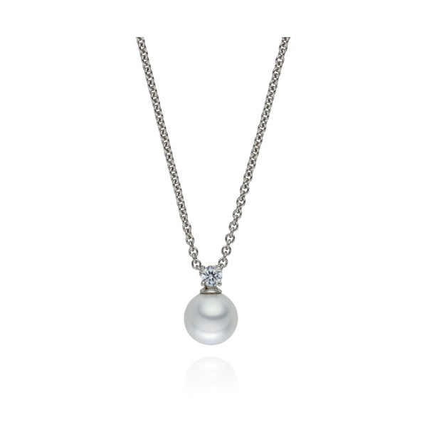 Náhrdelník s perlovým príveskom Pearls Of London Elegance, dĺžka 42 cm