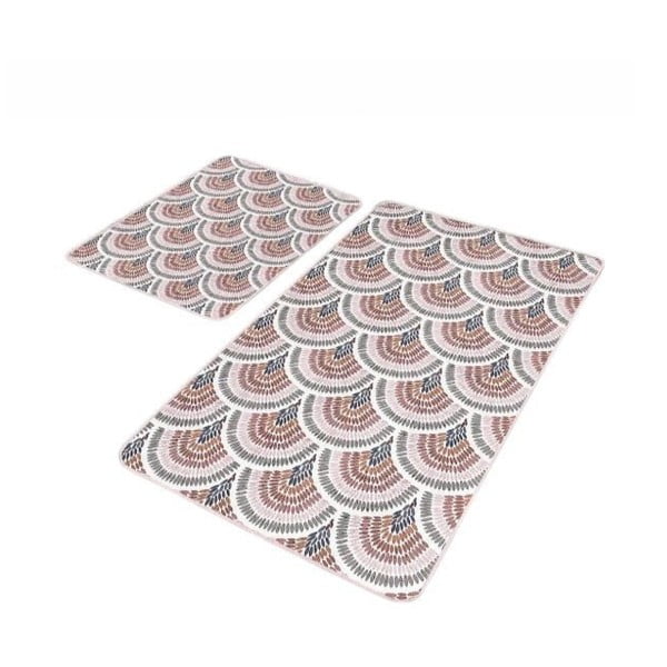 Zamatové kúpeľňové predložky v súprave 2 ks 60x100 cm – Mila Home