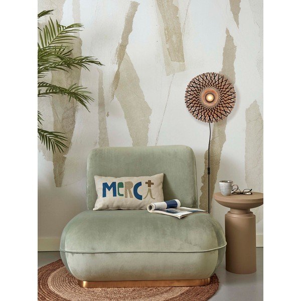 Nástenné svietidlo v čierno-prírodnej farbe ø 30 cm Kalimantan – Good&amp;Mojo-image-3