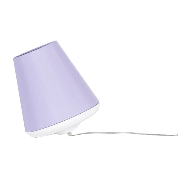 Svetlofialová stolová lampa Creative Lightings Equlibrista