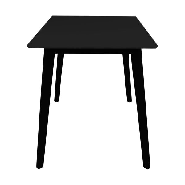 Jedálenský stôl s čiernou doskou 70x120 cm Vojens – Bonami Essentials-image-3