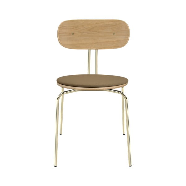 Jedálenská stolička v zlato-svetlo hnedej farbe Curious – UMAGE-image-2