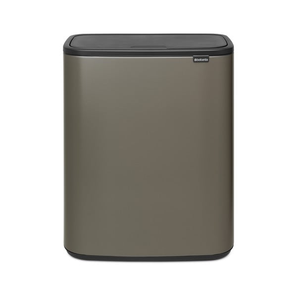 Sivý dotykový oceľový odpadkový kôš 60 l Bo Touch Bin – Brabantia-image-2