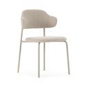 Krémové jedálenské stoličky v súprave 4 ks Adriel – Marckeric