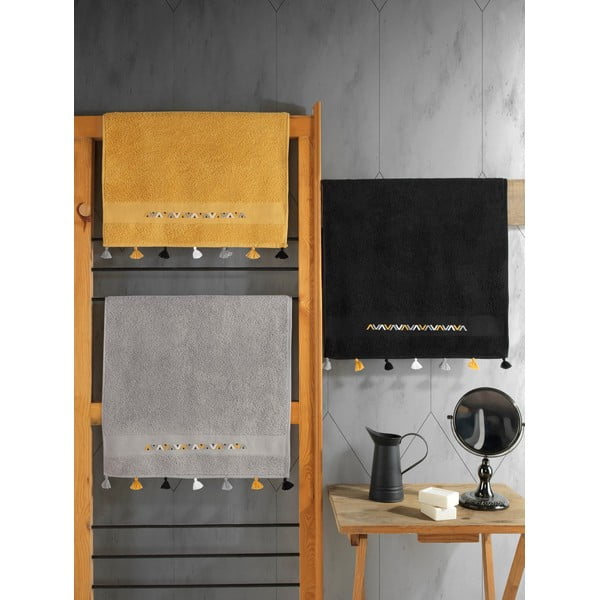 Froté bavlnené uteráky v súprave 3 ks 50x90 cm Asorti – Foutastic-image-2