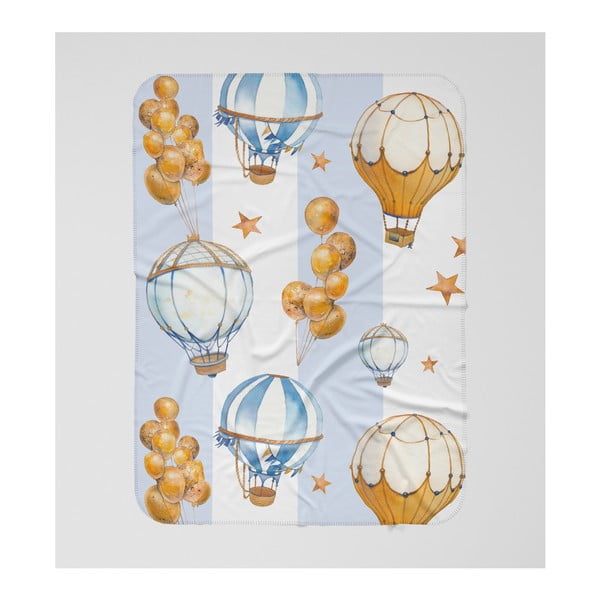 Detská deka OYO Kids Air Balloon Adventures, 120 x 160 cm