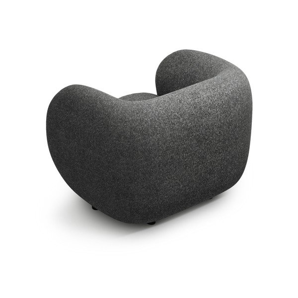 Tmavosivé kreslo Kate – Micadoni -image-2