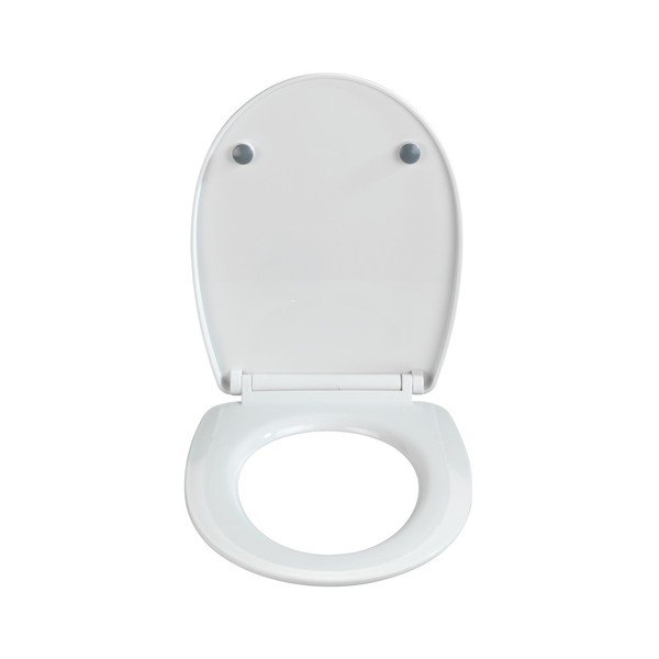 Biele WC sedadlo z termoplastu Wenko Tilos-image-1