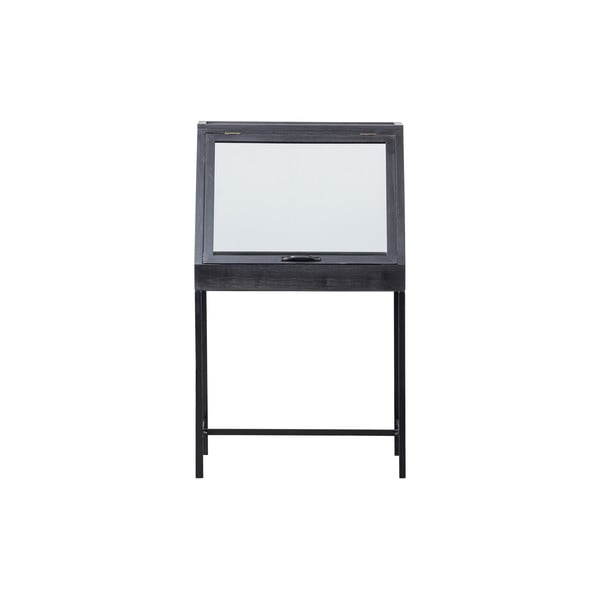 Čierna vitrína 65x109 cm Dido – WOOOD