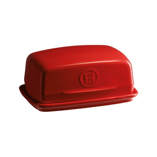 Červená keramická nádobka na maslo – Emile Henry