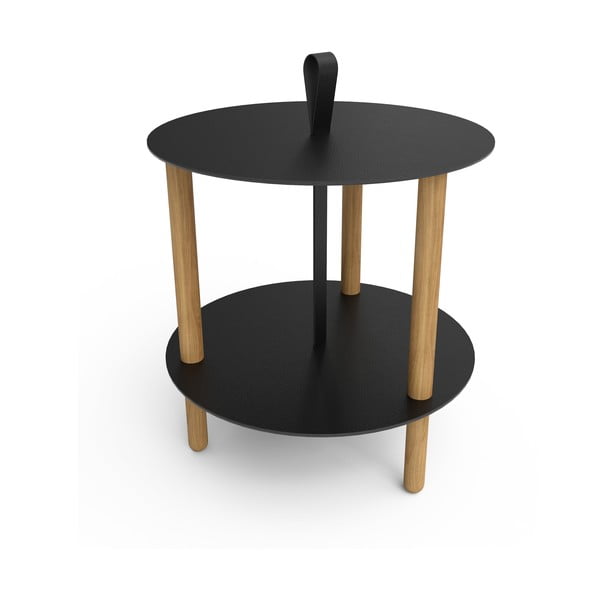 Okrúhly odkladací stolík ø 48 cm Strap L Bull – LIND DNA