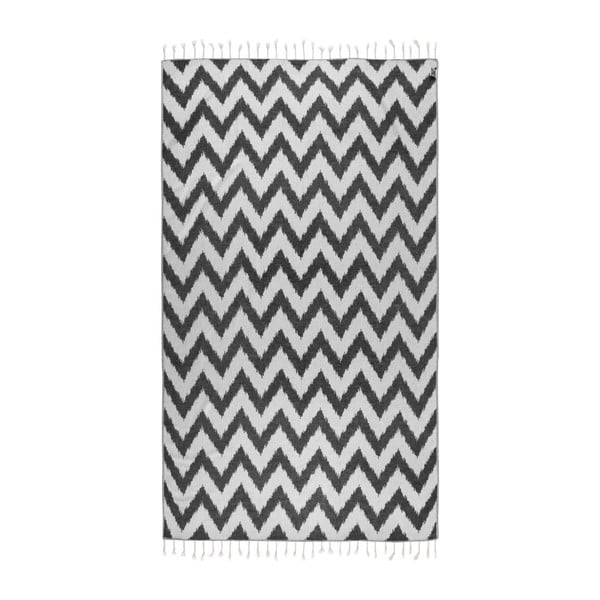 Čierna hammam osuška Kate Louise Laila, 165 × 100 cm-image-1