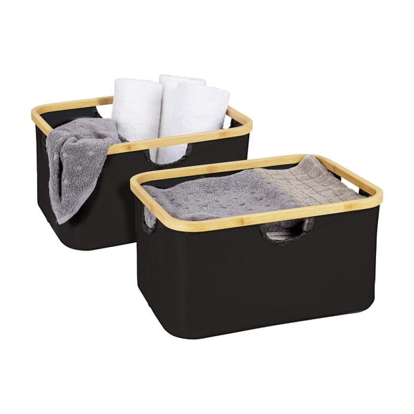 Úložné látkové košíky v súprave 2 ks Ecori - Wenko-image-3