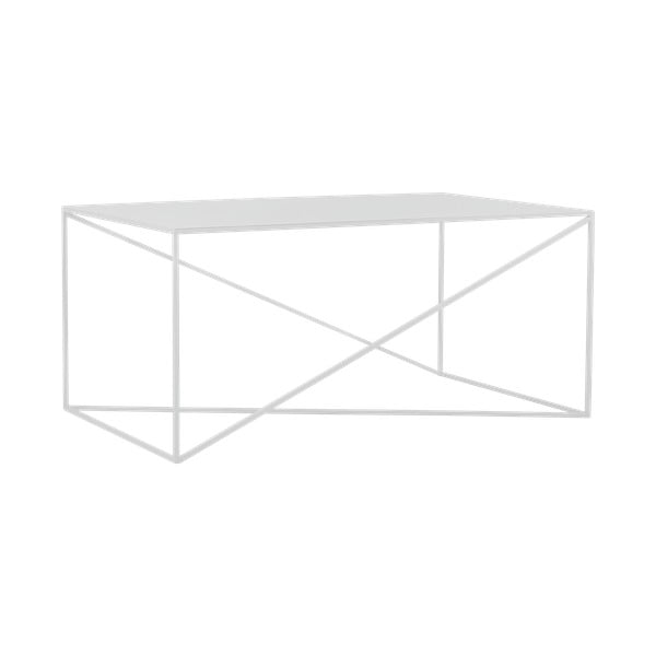 Biely konferenčný stolík Custom Form Memo, 100 x 60 cm