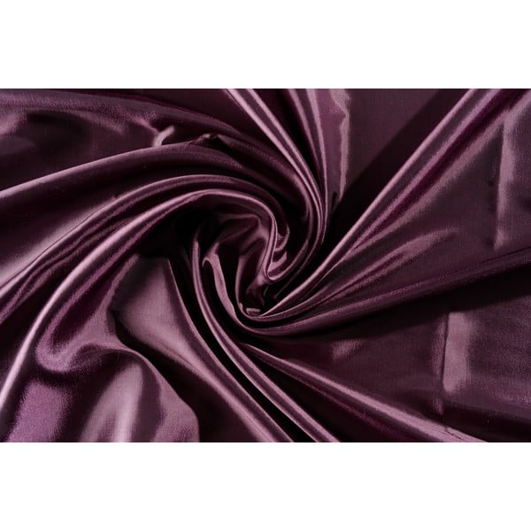 Tmavofialový záves 140x245 cm Royal Taffeta – Mendola Fabrics-image-3