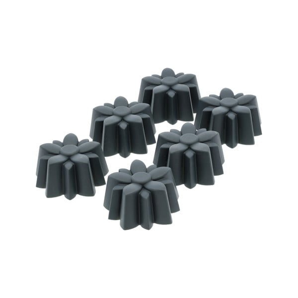 Silikónové formy na pečenie muffinov v súprave 6 ks Flower – Blomsterbergs