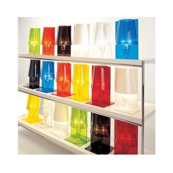 Hnedá stolová lampa Kartell Take-image-1