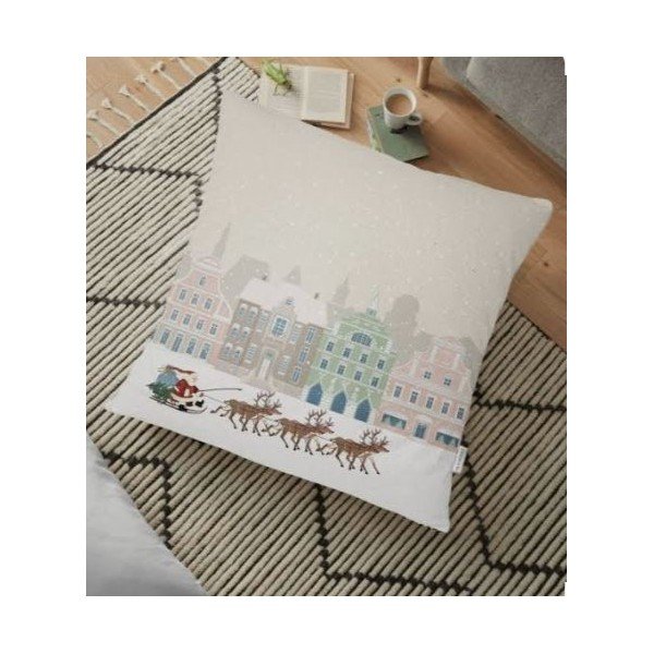 Obliečka na vankúš s vianočným motívom 43x43 cm Merry Christmas – Mila Home-image-1