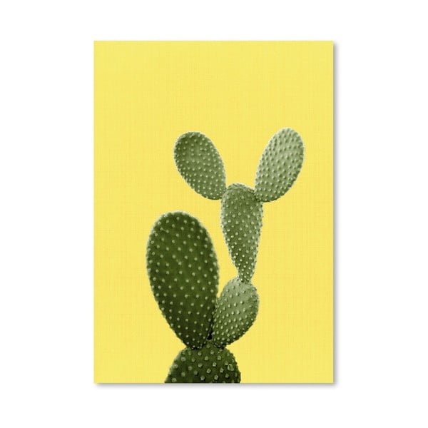 Plagát Cactus On Yellow