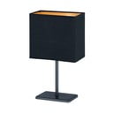 Čierna stolová lampa s textilným tienidlom (výška 30 cm) Kate – Fischer & Honsel