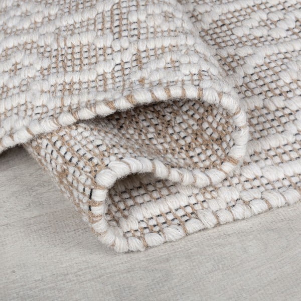 Svetlosivý ručne tkaný vlnený koberec 80x150 cm Dream – Flair Rugs-image-2